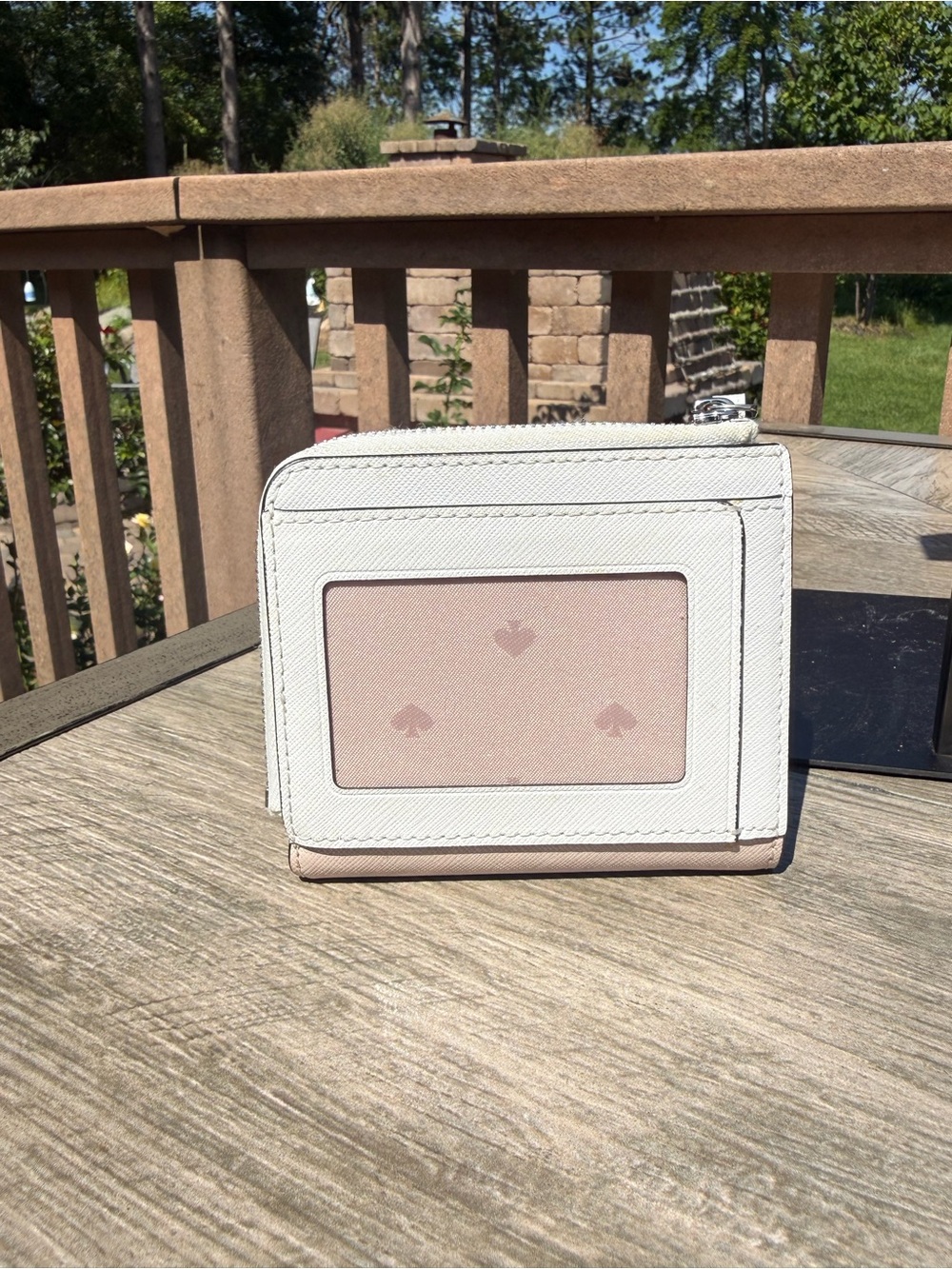 NWOT Kate Spade New York Cameron Bifold Wallet in Colorblock Beige - Picture 2 of 7